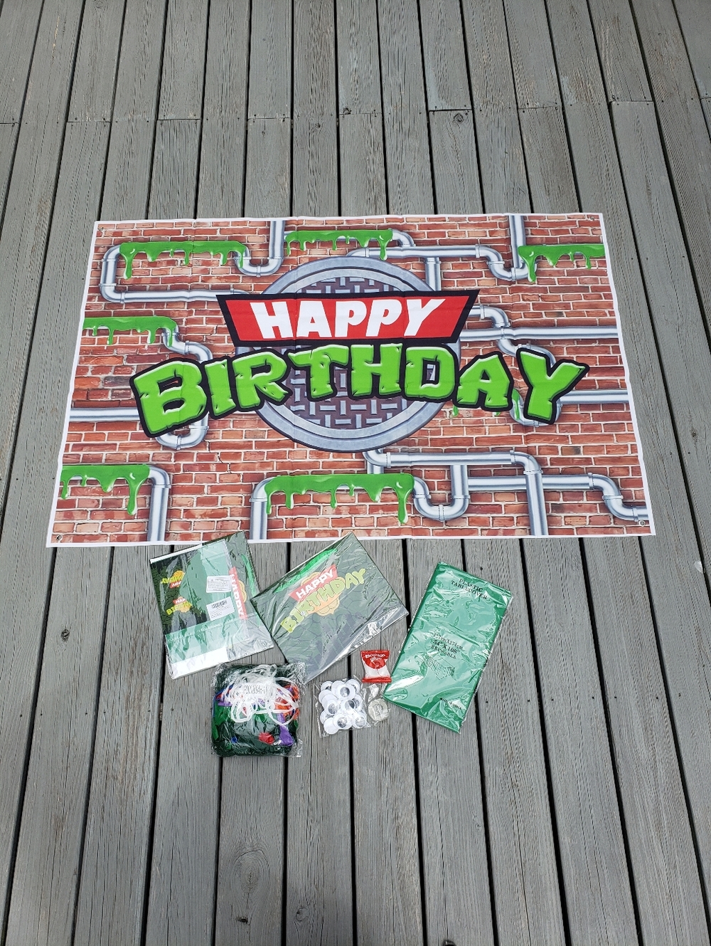 Teenage Mutant Ninja Turtles Birthday Party Decorations Bundle
